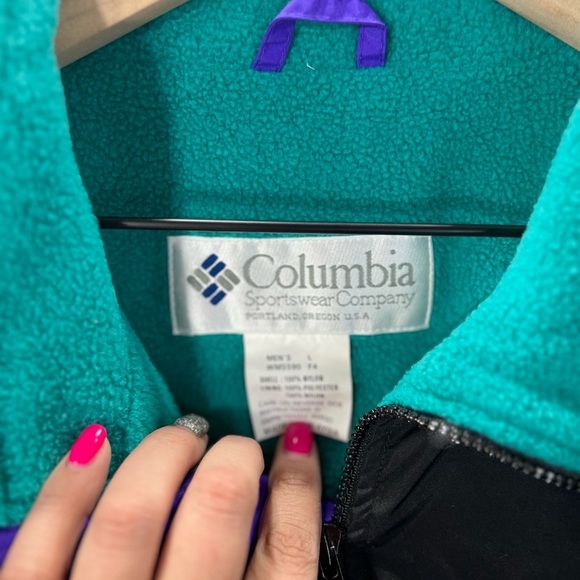 Mens Vintage Columbia Nylon Jacket Size Large - Picture 7 of 8